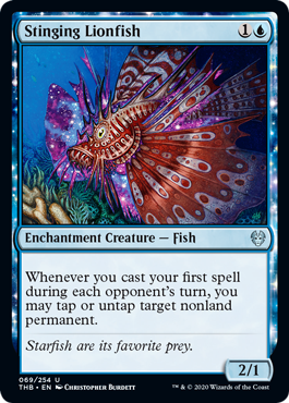 Stinging Lionfish (Theros Beyond Death) Light Play