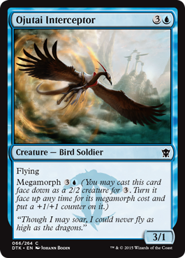 Ojutai Interceptor (Dragons of Tarkir) Light Play
