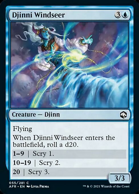 Djinni Windseer (Adventures in the Forgotten Realms) Light Play