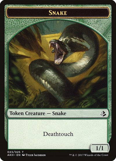 Snake Token (Amonkhet) Medium Play