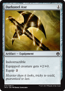 Darksteel Axe (Iconic Masters) Light Play