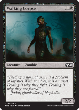 Walking Corpse (Magic 2015 Core Set) Light Play