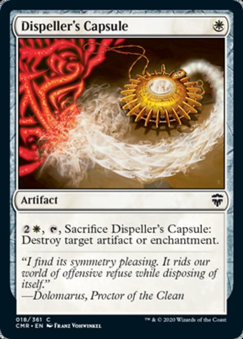 Dispeller's Capsule (Commander Legends) Light Play