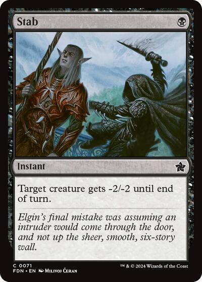 Stab (Foundations) Light Play Foil