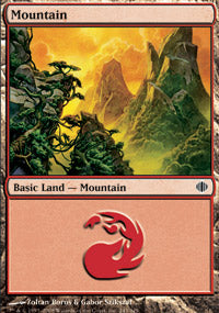 Mountain (245) (Shards of Alara) Medium Play