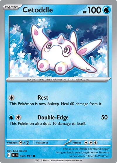 Cetoddle - 054 (SV02: Paldea Evolved) Light Play
