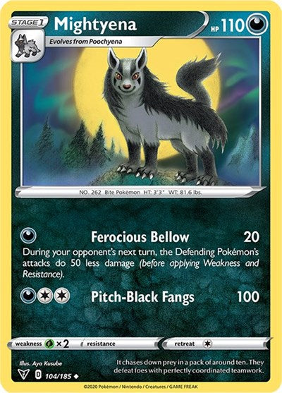 Mightyena (SWSH04: Vivid Voltage) Light Play
