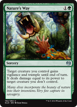 Nature's Way (Kaladesh) Light Play Foil