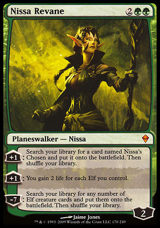 Nissa Revane (Zendikar) Medium Play