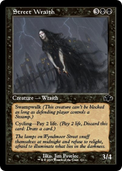 Street Wraith (Retro Frame) (Dominaria Remastered) Light Play