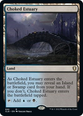 Choked Estuary (Commander Legends: Battle for Baldur's Gate) Light Play