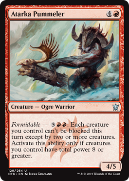 Atarka Pummeler (Dragons of Tarkir) Light Play