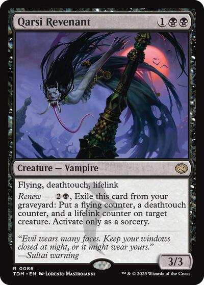 Qarsi Revenant (Tarkir: Dragonstorm) Light Play