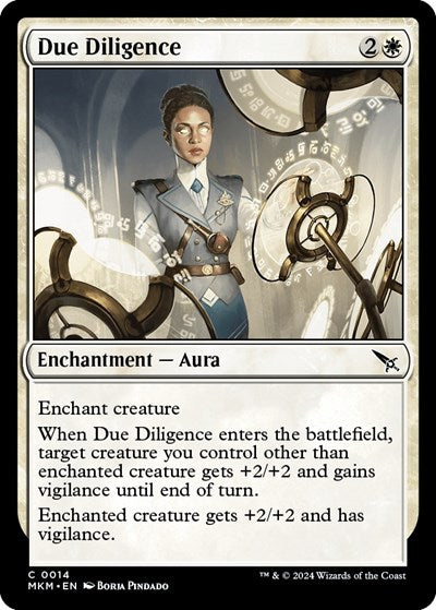 Due Diligence (Murders at Karlov Manor) Light Play Foil
