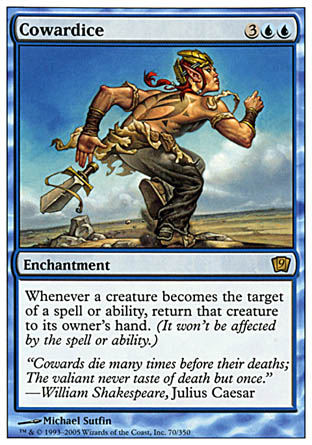 Cowardice (9th Edition) Light Play