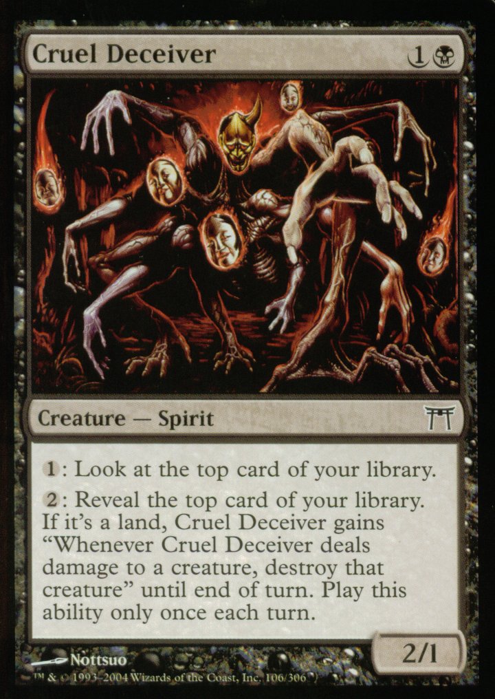 Cruel Deceiver  (Champions of Kamigawa) Light Play