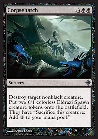Corpsehatch (Rise of the Eldrazi) Light Play