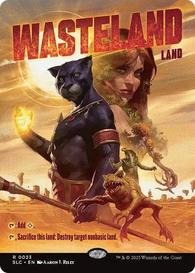 Wasteland (Secret Lair Countdown Kit) Light Play Foil