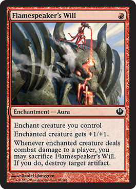 Flamespeaker's Will (Journey into Nyx) Light Play Foil