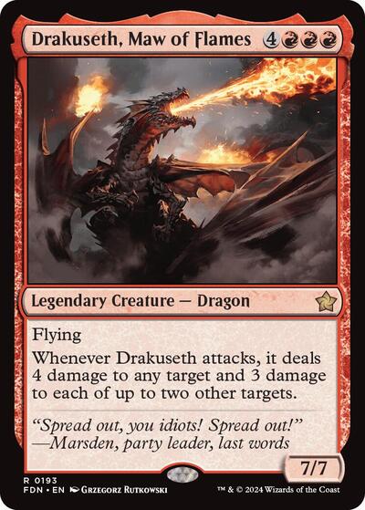 Drakuseth, Maw of Flames (Foundations) Light Play