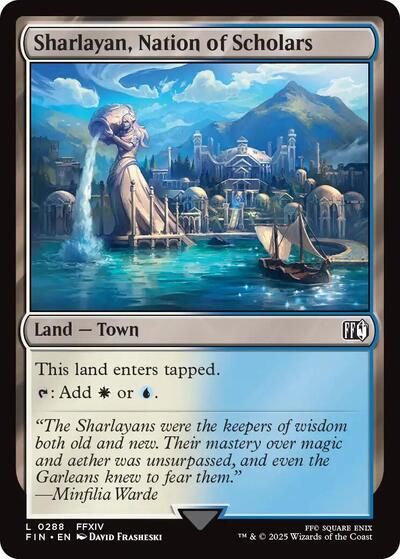 Sharlayan, Nation of Scholars (Universes Beyond: FINAL FANTASY) Light Play Foil