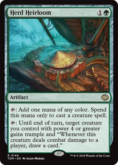 Herd Heirloom (Tarkir: Dragonstorm) Light Play