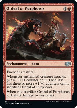 Ordeal of Purphoros (Jumpstart 2022) Light Play