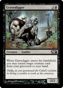 Gravedigger (Magic 2010 Core Set) Light Play