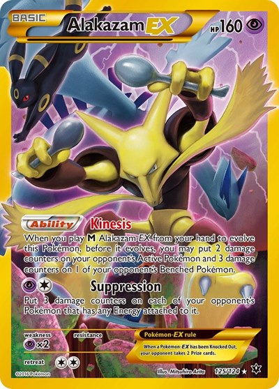 Alakazam EX (Secret) (XY - Fates Collide) Medium Play