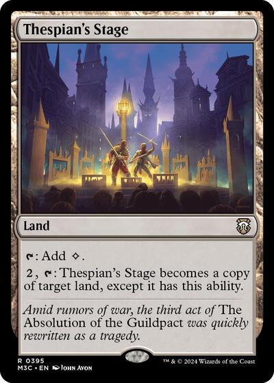 Thespian's Stage (Commander: Modern Horizons 3) Light Play