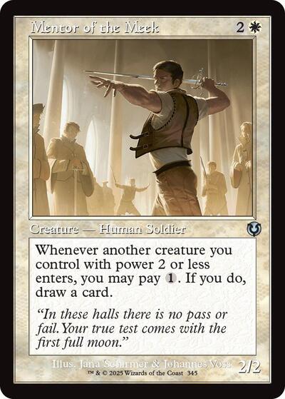 Mentor of the Meek (Retro Frame) (Innistrad Remastered) Light Play