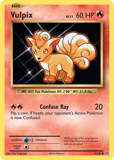 Vulpix (XY - Evolutions) Light Play