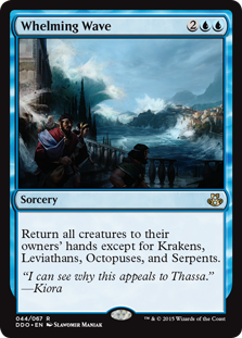 Whelming Wave (Duel Decks: Kiora vs Elspeth) Light Play