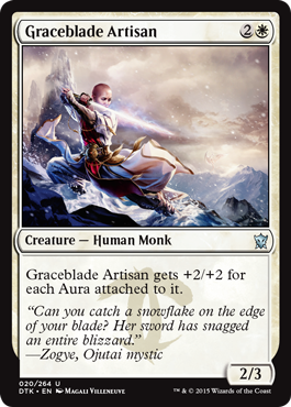 Graceblade Artisan (Dragons of Tarkir) Light Play