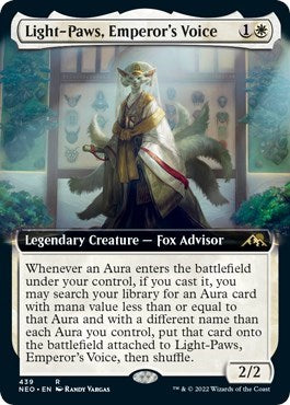 Light-Paws, Emperor's Voice (Extended Art) (Kamigawa: Neon Dynasty) Light Play