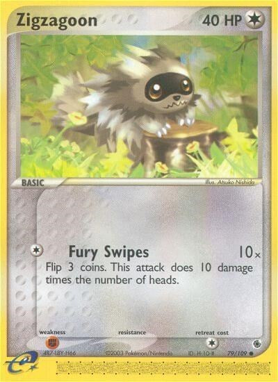 Zigzagoon (Ruby and Sapphire) Heavy Play