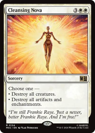 Cleansing Nova (Commander: Marvel Super Heroes) Light Play