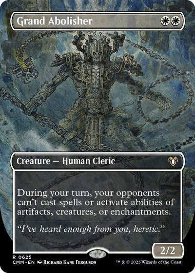 Grand Abolisher (Borderless) (Commander Masters) Light Play