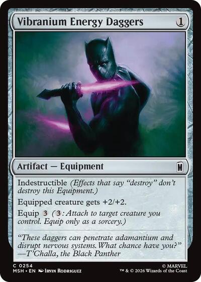 Vibranium Energy Daggers (Marvel Super Heroes) Light Play Foil