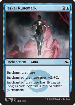 Jeskai Runemark (Fate Reforged) Light Play