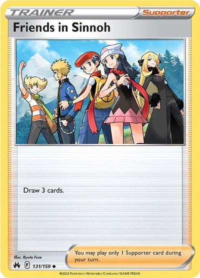 Friends in Sinnoh (Crown Zenith) Near Mint Reverse Holofoil