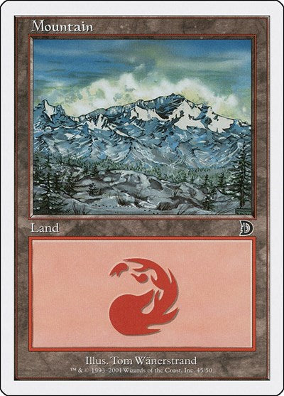 Mountain (45) (Promos: Deckmasters Garfield vs Finkel) Medium Play