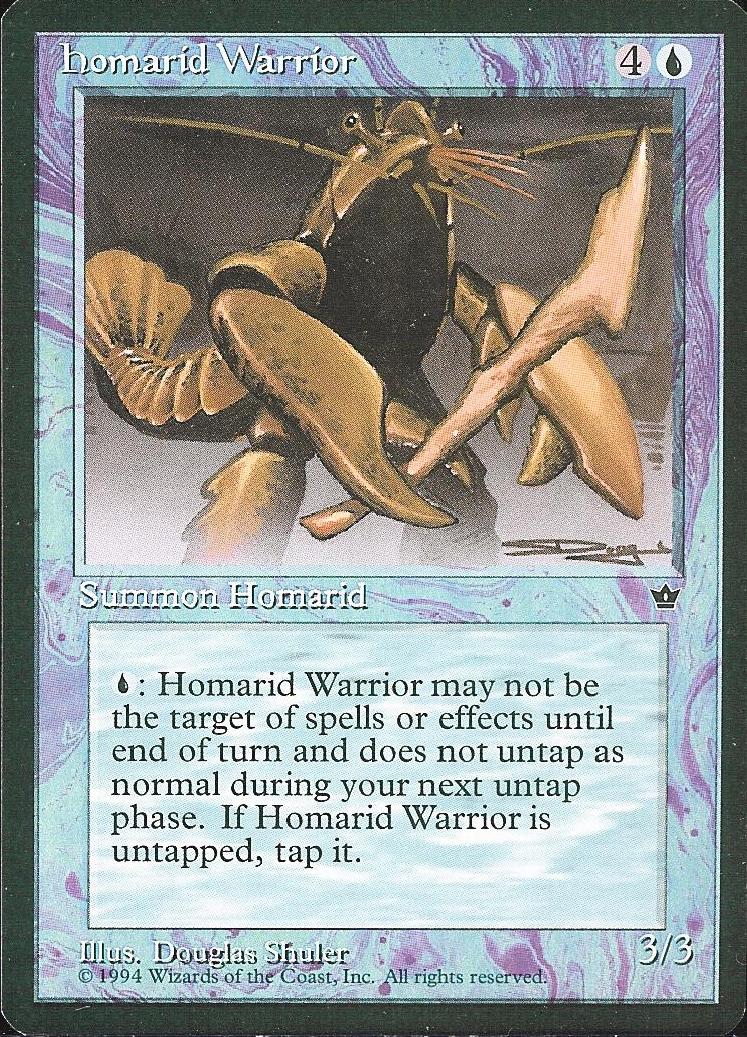 Homarid Warrior (Shuler) (Fallen Empires) Light Play