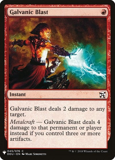 Galvanic Blast (Mystery Booster) Light Play