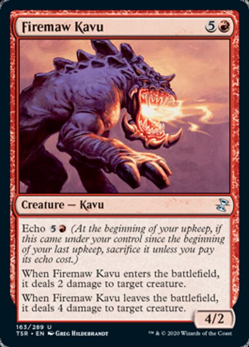 Firemaw Kavu (Time Spiral Remastered) Light Play