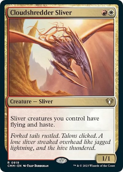 Cloudshredder Sliver (Commander Masters) Light Play