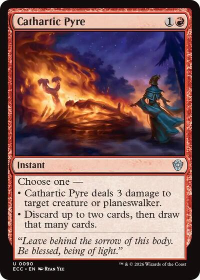 Cathartic Pyre (Commander: Lorwyn Eclipsed) Light Play