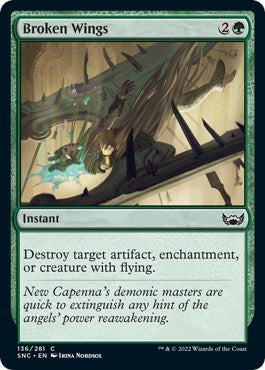 Broken Wings (Streets of New Capenna) Light Play Foil
