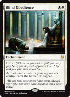 Blind Obedience (Commander 2017) Light Play