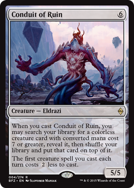 Conduit of Ruin (Battle for Zendikar) Near Mint